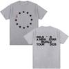 Rels B A New Star World Tour 2025 Merch T-shirt Men's Women Clothing Hip Hop T-shirts Cotton Casual Harajuku T Shirts Streetwear