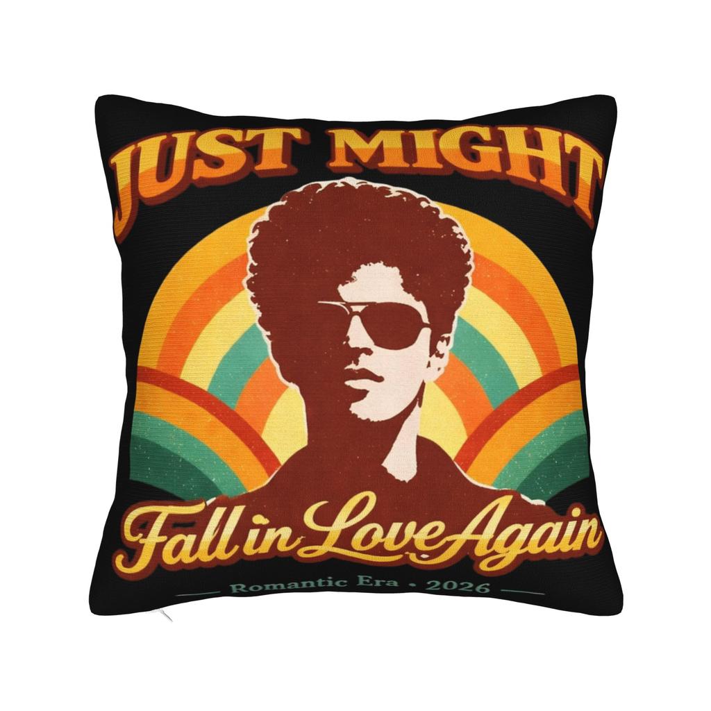 Bruno Mars The Romantic Tour Federe Merchandising Federa Stampata Decorazioni Federa Cuscino da Lancio Casa Multitaglia