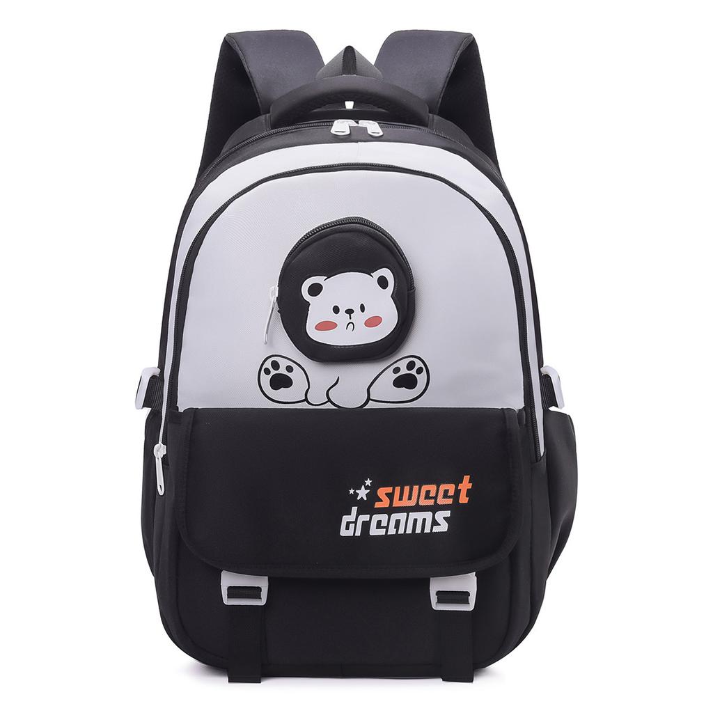 Schoolbag New College Style Girl Love Small Fresh Contrast Color Junior High School Student Backpack Lightweight Backpack