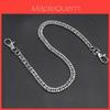 Hip Hop Black Metal Waist Chain With Clip For Men And Women Summer Accessories