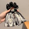 Korean Style Spring/Summer Floral Intestine Hair Scrunchie for Women – Elegant Ponytail Tie and Mori Girl Accessory.
