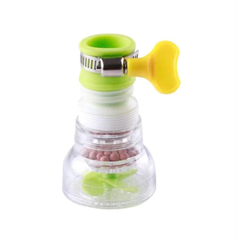 Universal Faucet Splash-Proof Shower Head & Rotating Water-Saving Filter