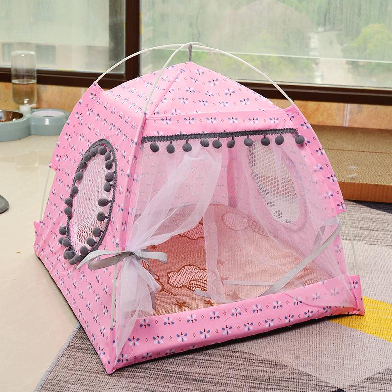 Pet Tent Cool in Summer Foldable Removable Cat Nest Small Pet Cat and Dog Universal Nest Dog Supplies