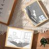INS Deco Led Light Painting USB Plug Dimming Wall Artwork Table Lamp Gift Indoor Sunlight Window Wooden Photo Night Luminous