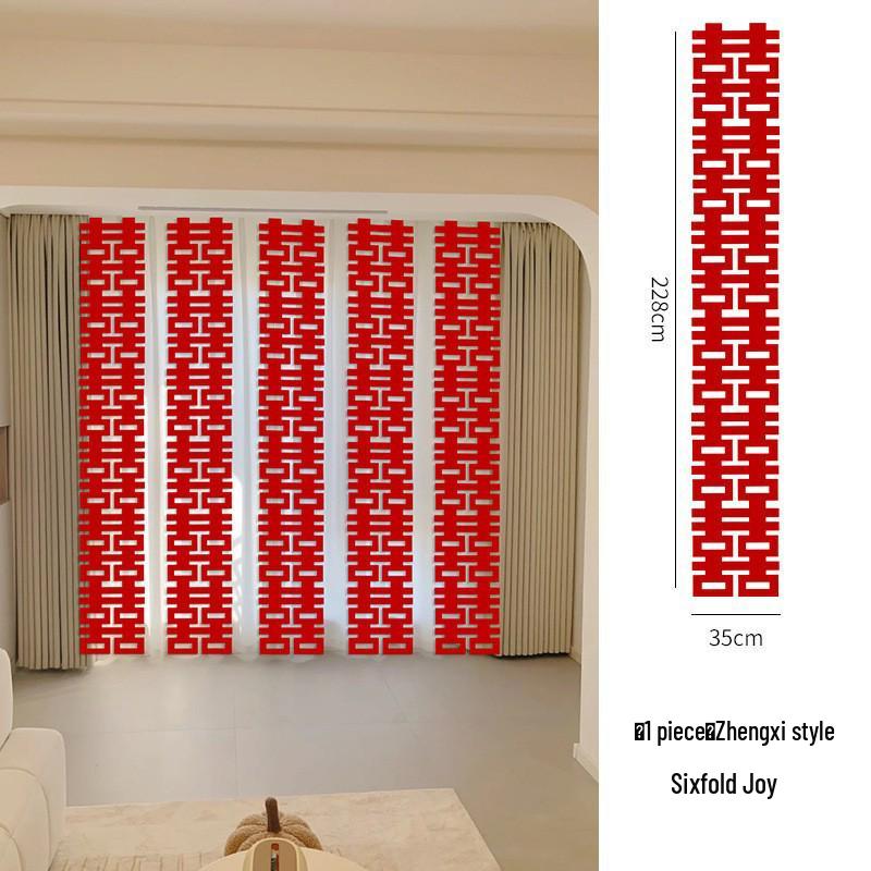 

Suomei Wedding Room Set: Bride & Groom Bedside Décor for Happy Marriage & Engagement