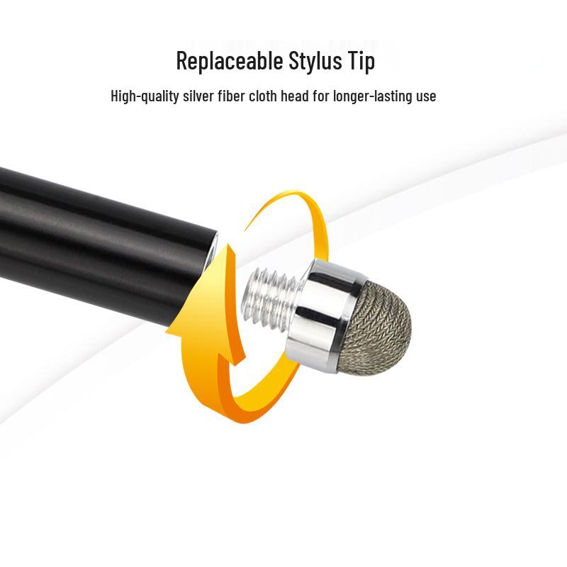 Single-Use Silver Capacitive Touch Screen Pen for Tablets and Phones