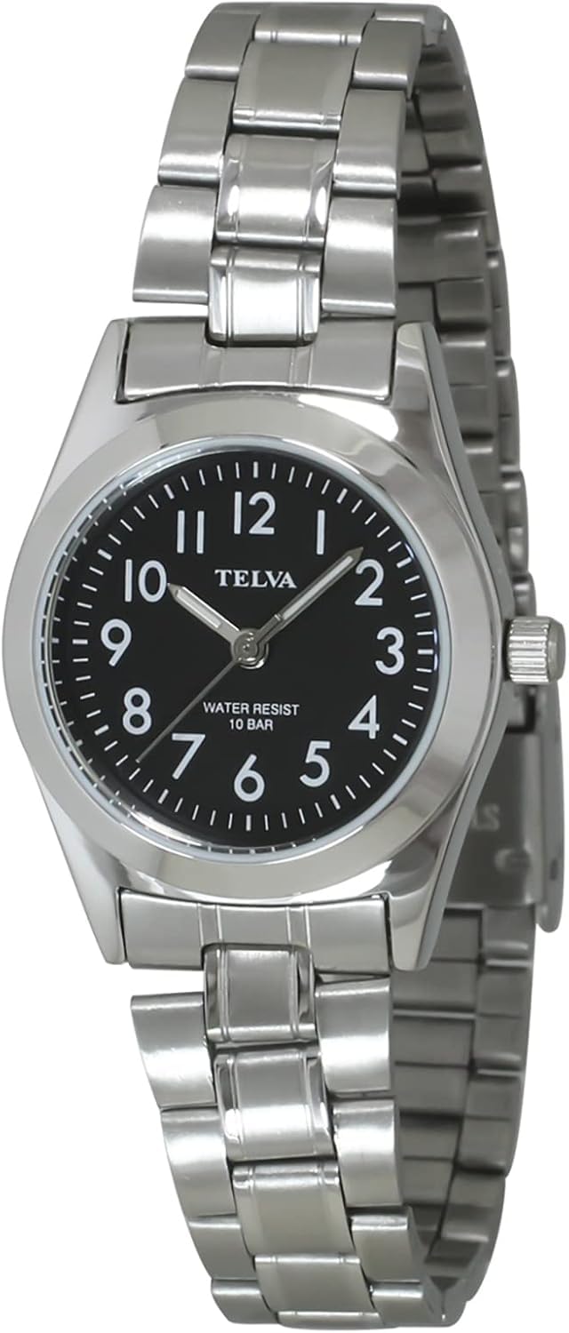 

[Clefer] Analog Women s Watch Waterproof Metal Band Silver TE-AL010-BKS