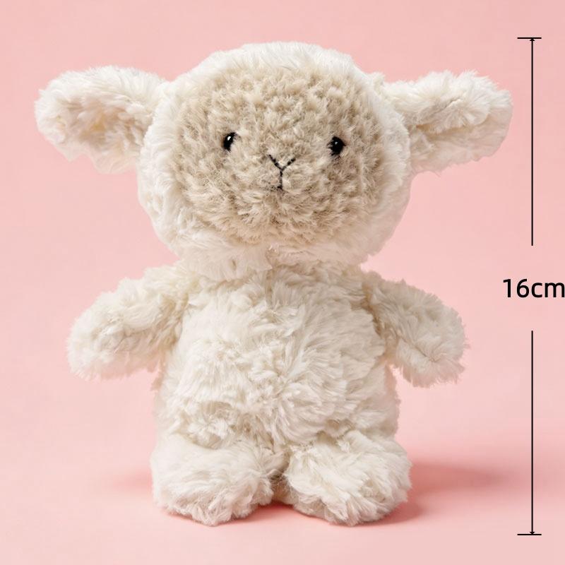 16Cm Animal Plush Toys Elephant Wolf Lion Sheep Bear Stuffed Doll Kawaii Home Decor Toys Accompany Sleep Toy Birthday Gifts