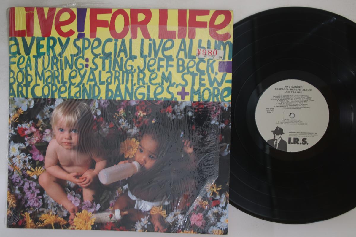 

LP Record VARIOUS - Live! For Life IRS5731 I.R.S. 1986 US Rock Used