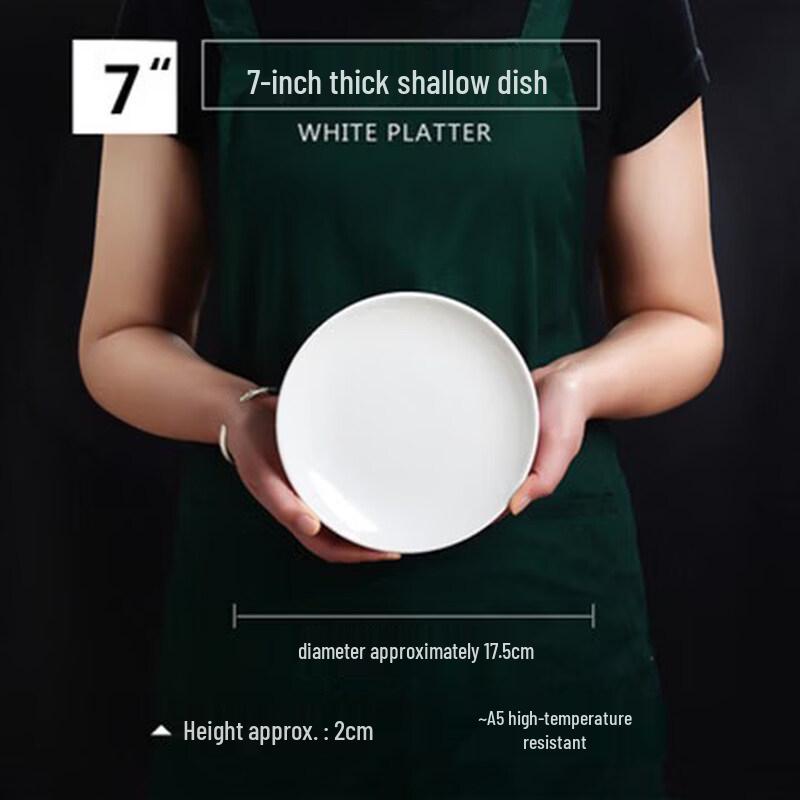 

A5 Melamine 7-inch Shallow Canteen Plate