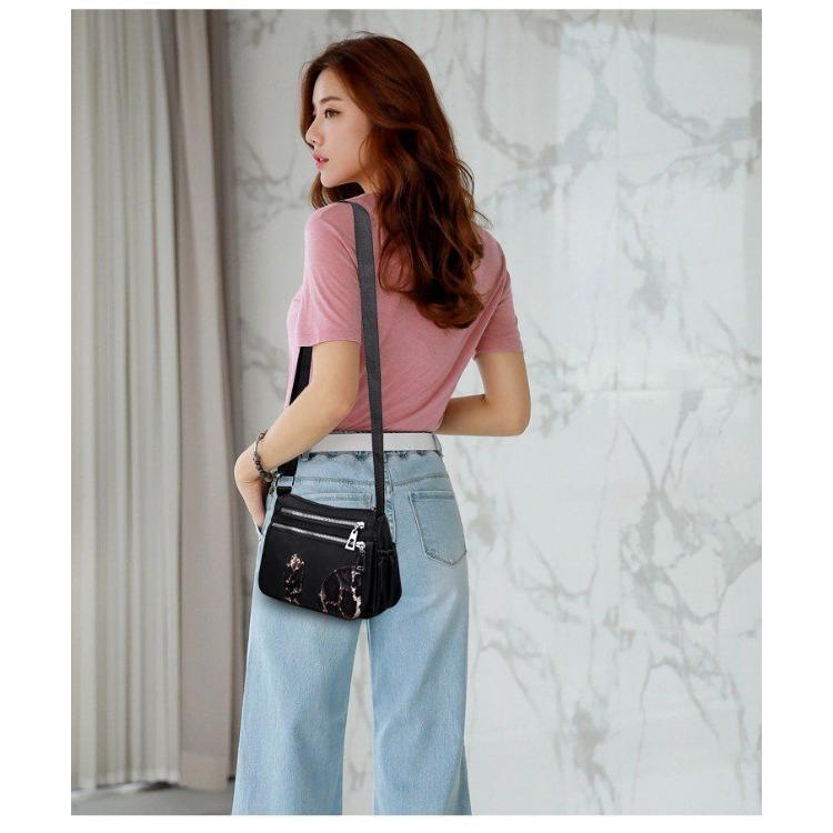 Waterproof Nylon Women's Bag Nylon Shoulder Bag Crossbody Bag Oxford Cloth Bag Fashionable Women's Bag