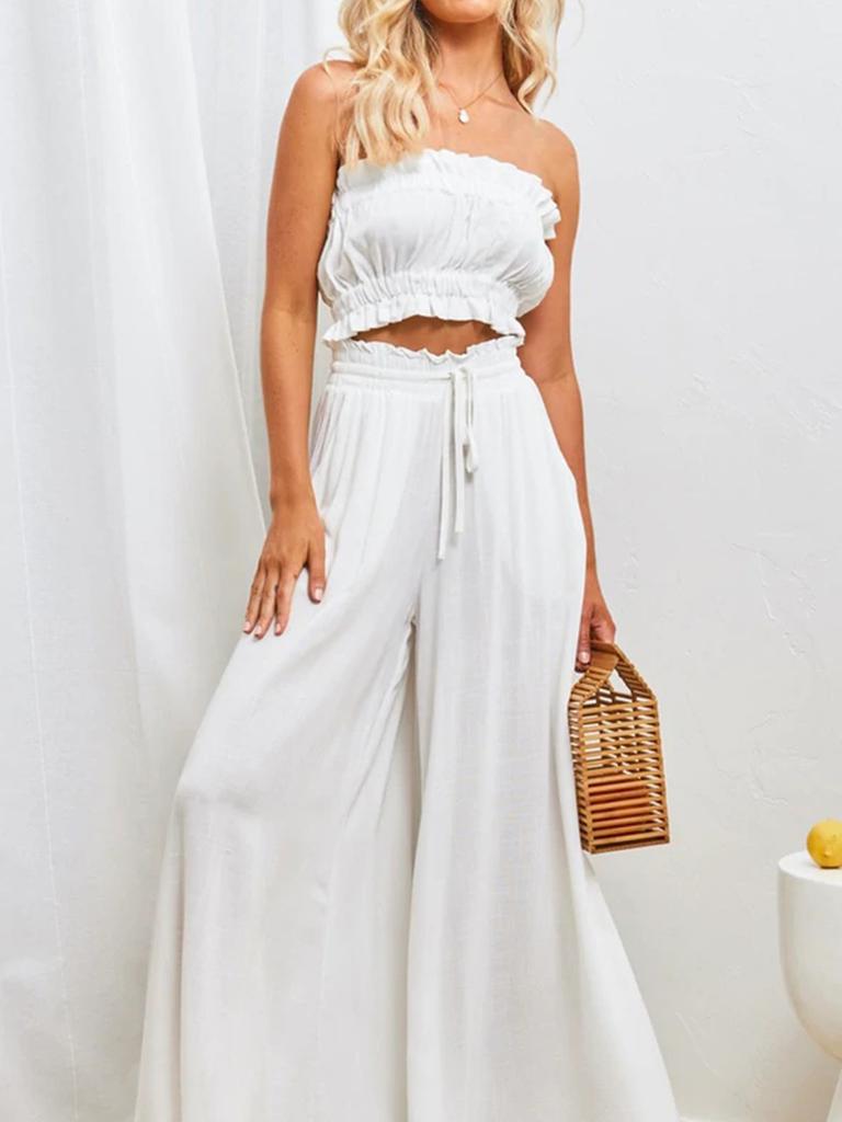 Fall Winter Casual Wide Leg Pants Women Loose Fashion Trousers