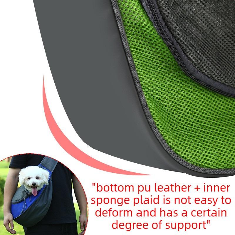Portable Mesh Pet Carrier Sling Bag for Small Dogs Cats Pomeranian Teddy Breathable Shoulder Riding Summer