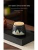 Exquisite Glazed Ceramic Tea Storage Jar: Moisture-Proof Pottery for Green, White, and Pu-erh Teas