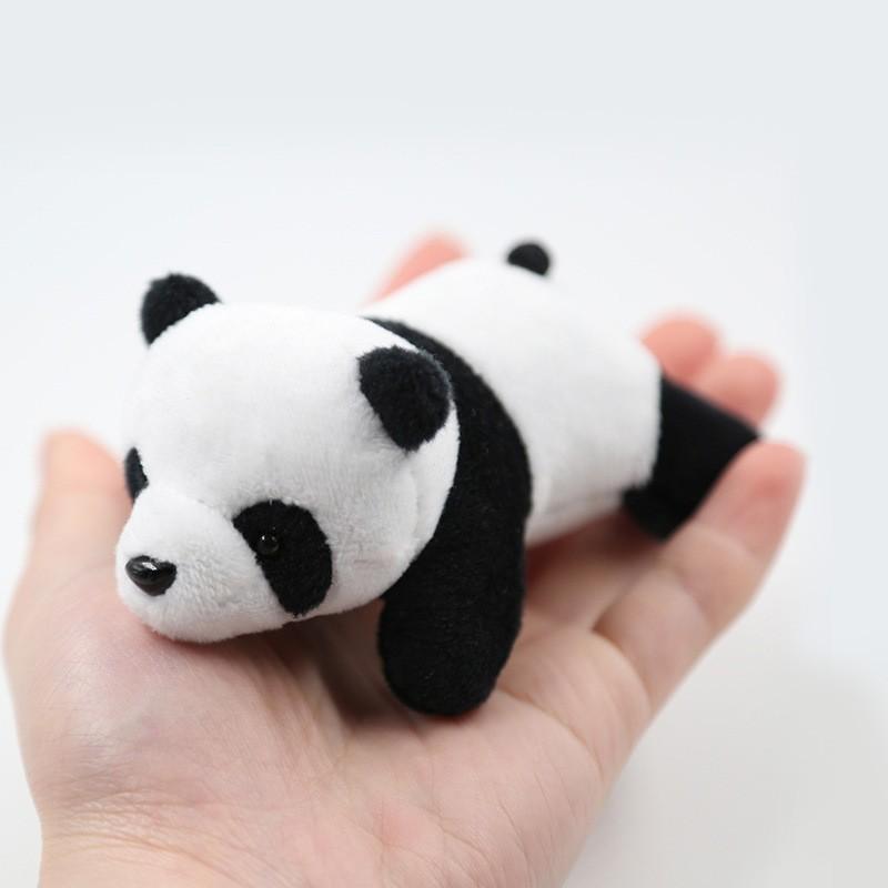 Adorable Panda Plush Keyring With Magnetic Circles For Kids Bag Decor And Gift
