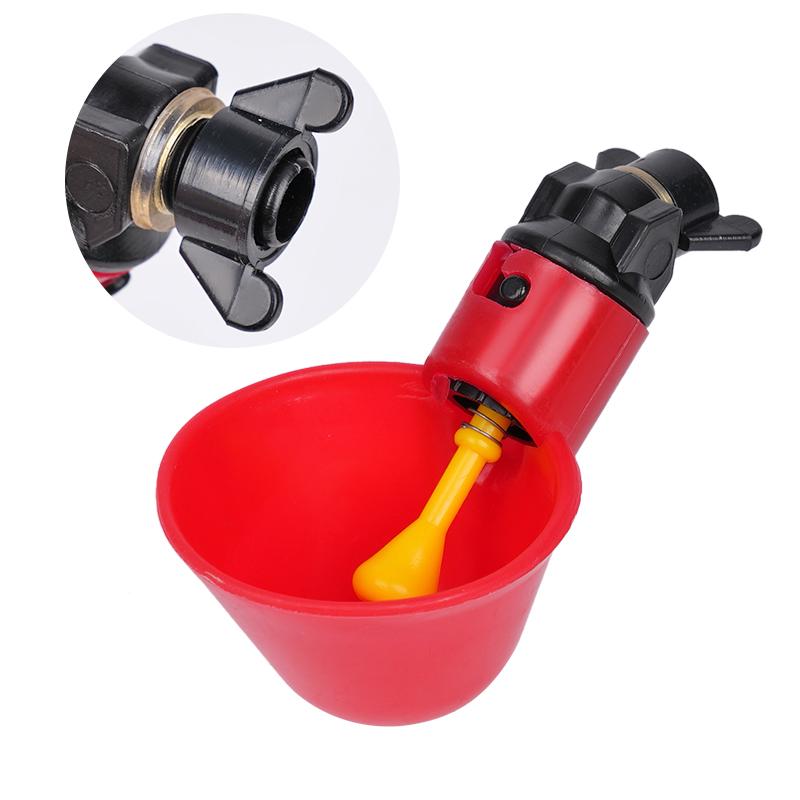 Abbeveratoio Automatico per Polli Tazza per Bere Anatre Mangiatoia per Polli Ciotole e Tazze Abbeveratoi in Plastica per Pollame Forniture per Sistemi Idrici