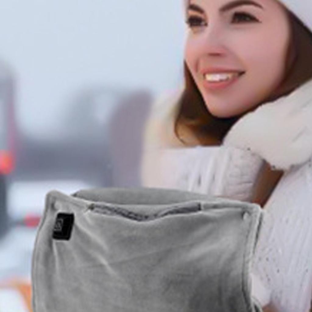 Handwärmer Maschine 3 Temperatureinstellungen Tragbarer Graphen Handwärmer Beutel USB Elektrische Heizdecke für Büro & Reise