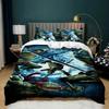 3D Cartoon Duvet Cover Set Exquisite N-Ninja Wallpaper Turtles Digital Printing Bedding Set for Bed Girl Boys Bedroom Decor Gift
