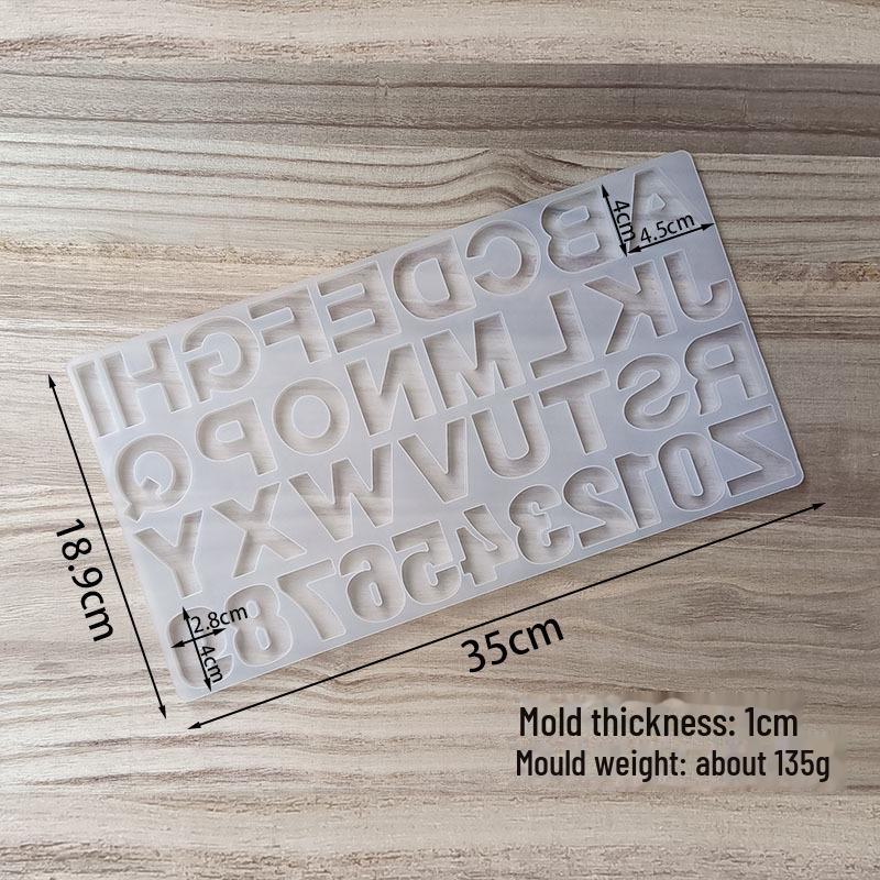 

Силиконовая форма для изготовления фонетического алфавита своими руками для изготовления ювелирных изделий и подвесок Without hole alphanumeric