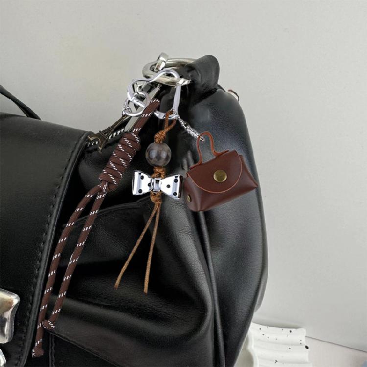 Elegant Keyring Bag Adornment Bags Pendant Ornament Offers Both Functionality and Aesthetic Appeal for Everyday Use
