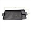 Portable Korean BBQ Grill Pan, Non-Stick Plate for Butane Gas Stove, Picnic, Terrace, Beach, and Barbecue