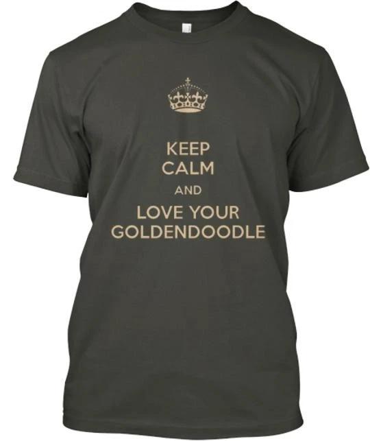 

Keep Calm and Love Your Goldendoodles TTshirt Made in the USA Size S to 5XL L