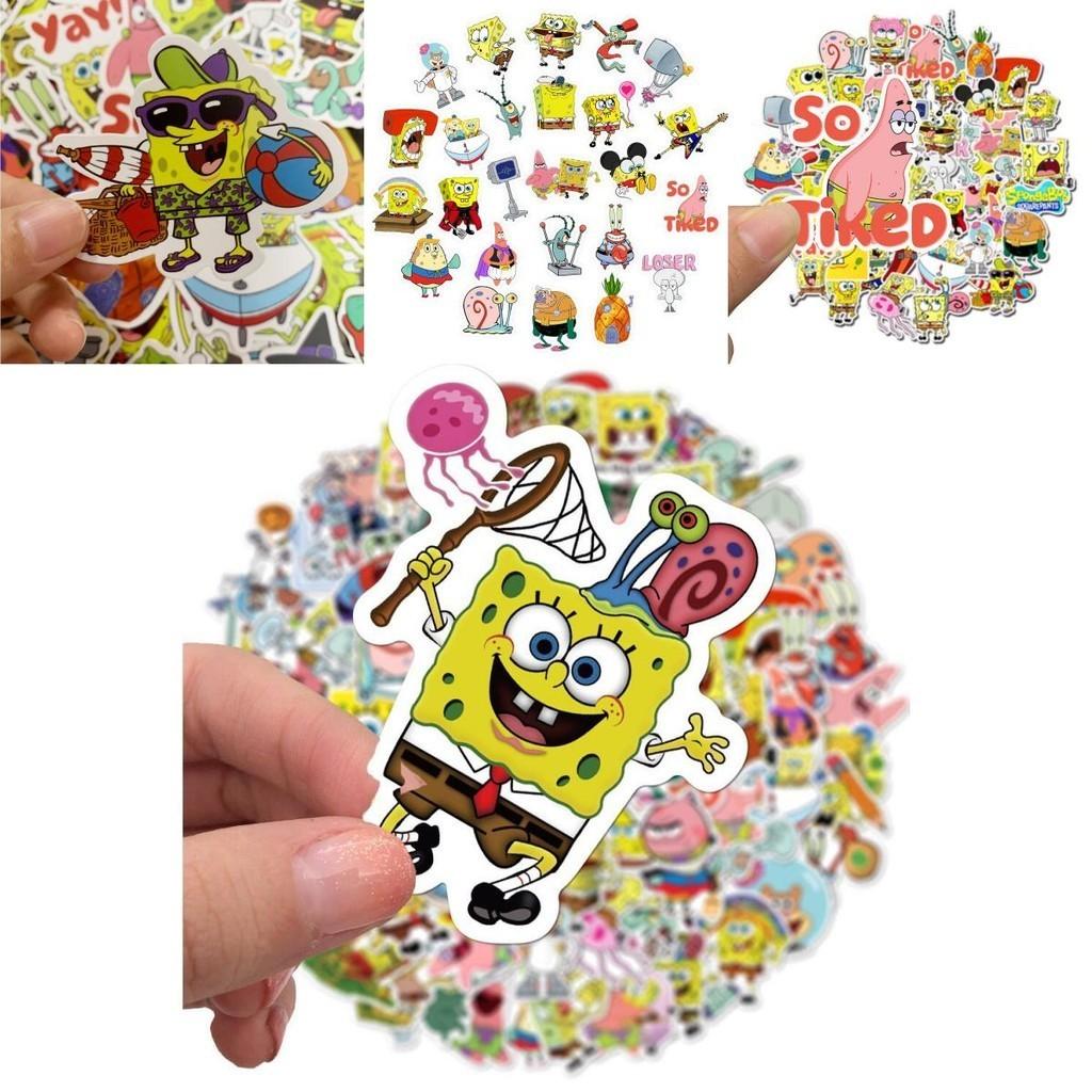 Durable Sunproof Sponge Bob Stickers For Diy Projects And Personalization