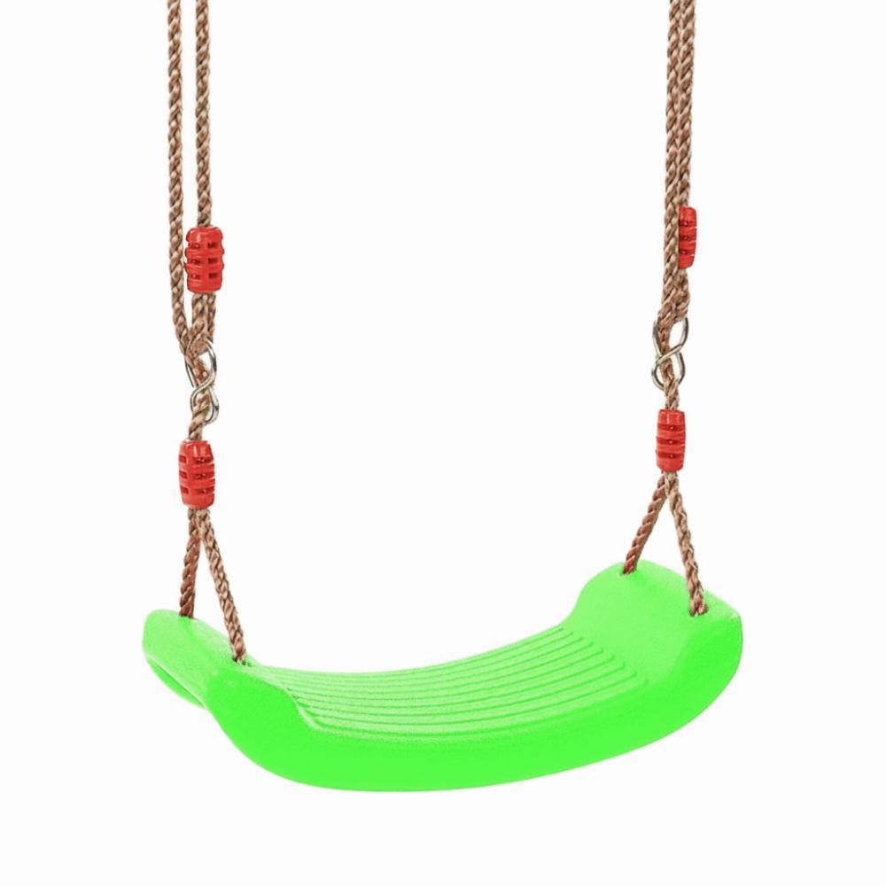 Plastic Children's Swing with Hanging Rope Multicolor Kids Swing Adjustable Height Accessories Baby Suspension Chair