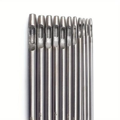 Leather Punching Round Punching Material Punching Hole Opening Diy Manual Leather Goods Punching Tools 0.5-6mm12 Sets