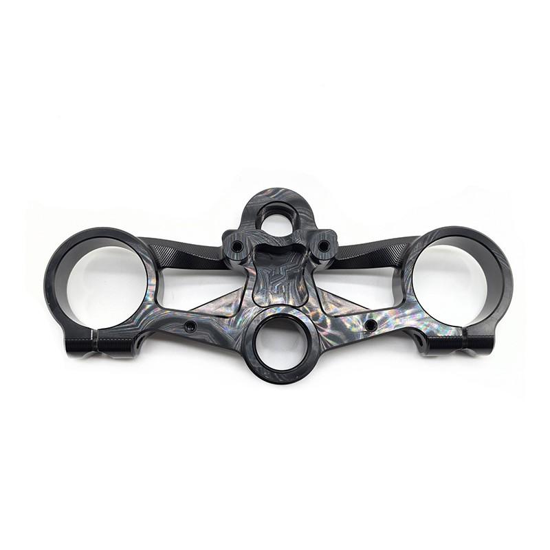 Aluminum Racing Handlebar Risers KTM RC390 Track Use Lowering Upper Triple Clamp