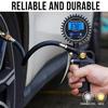 Digital Tire Pressure Gauge With Inflator, 3-250 PSI Air Compressor Accessories With Air Chuck Quick Connect Coupler, Car Attachments With Rubber
