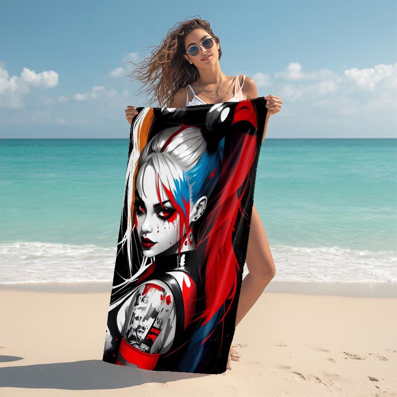 1Pc Summer Pool Party Beach Towel Microfiber Beach Towel Thin Absorbent For Beach Swimming Yoga Bath Sports 0917105