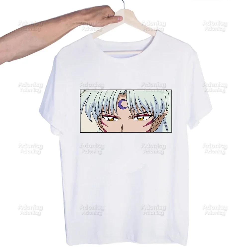 Inuyasha Sesshoumaru Higurashi Kagome  Unisex's Tshirt Cute Printing Shirt  Unisexs Fashion T-Shirt For  Unisex Casual Tops Short Sleeve Shirt