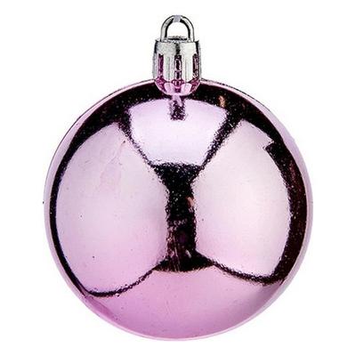 Christmas Balls - Unspecified - Ø 6 Cm - Pink - Plastic - Decorative
