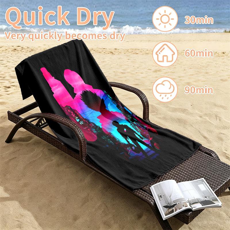 Akira Beach towels also serve as bath towels summer essential a musthave for the outdoors the beach and the pool