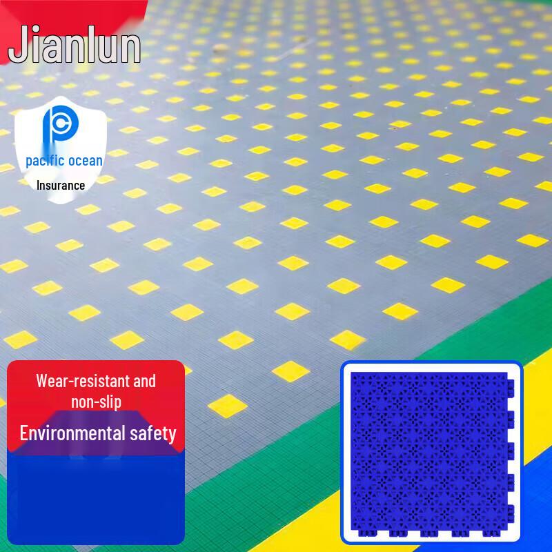 JEEANLEAN Outdoor Pickleball Suspended Interlocking Flooring