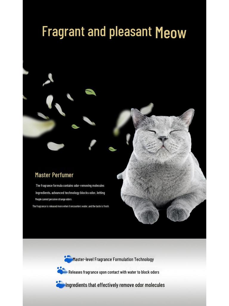 Sternensand Premium Katzenstreu: 4,5 kg, Natriumbasis, Staubfrei, Geruchlos, Deodorierende Feinstaubpartikel mit frischem Duft.