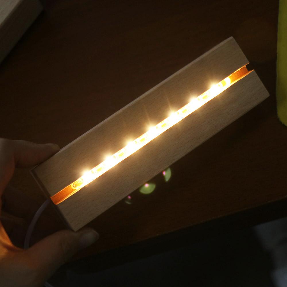 Luminous Art Decor Base Holder Stand Light Plate Base LED Lights Holder Night Light Base Night Lamp