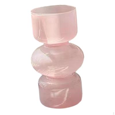 Clear Glass Flower Vase Hydroponic Bud Table Bouquet Holder Decorative Vases for