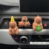 Cartoon Capybara Car Air Freshener Vent Clip Car Aroma Vent Scent Auto Perfume Oil Diffuser Decoration Refreshing accessories
