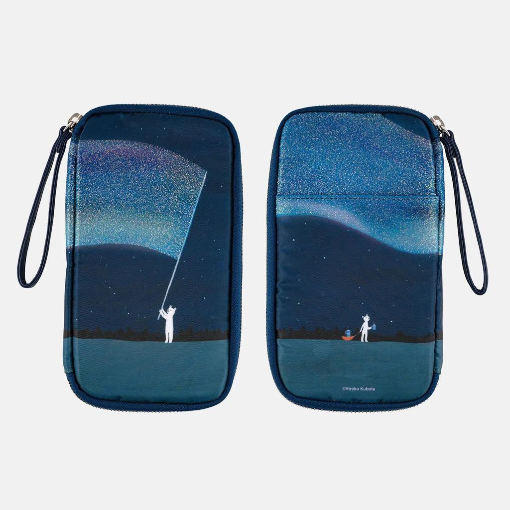 Hobonichi Hiroko Kubota Aurora Duty Small Drawer Pouch Polyester 208 x 117 20 mm