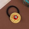 Tibetan Women's Head Flower Headgear Tibetan Hair Rope Rubber Band Tibetan Clothing Accessories Tibetan Dance Performance Xizang Hair Accessories