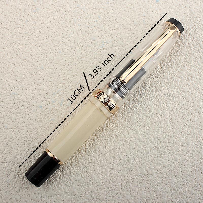 jinhao 82 mini Acrylic Smooth writing ink pens Wooden bronze office business signature school supplies students fountain pen