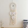 Handmade Dream Catcher Pendant Tapestry Home Circle Leaf Shape Jewelry Wall Hanging Ornament Window Decoration