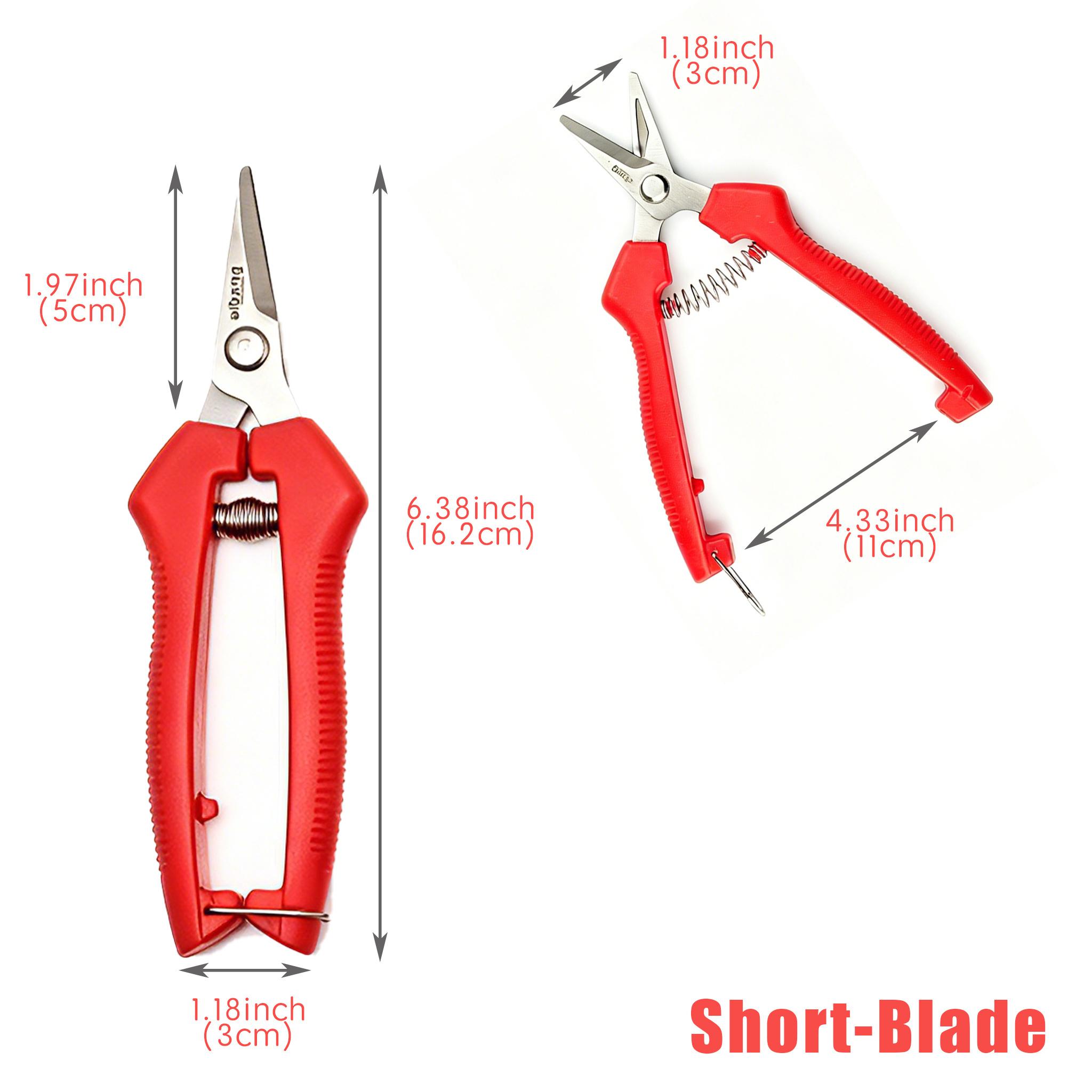 Pruning Shears Grape Scissors Garden Tool Vegetable Patch BonsaiProfessional Stainless Steel Fruit Picking With Lock New
