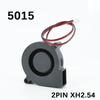 DC 12V 2Pin 5015 50x50x15mm turbo Blower Dual hydraulic Bearing Brushless Cooling Turbine Cooler Fan for 3D Printer xh2.54