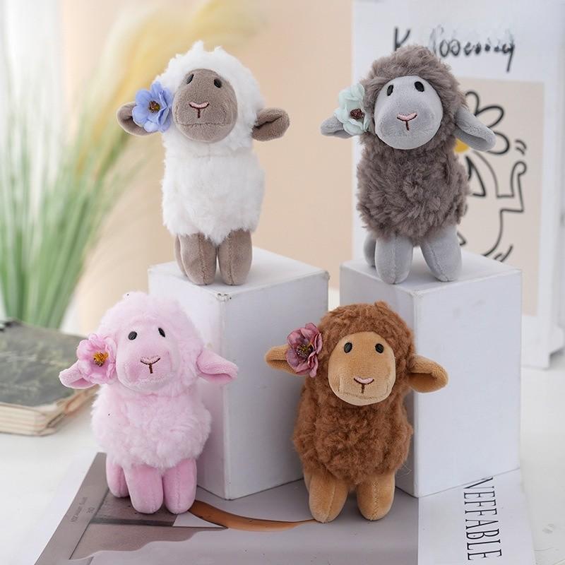 Plush Sheep Keychain With Pp Cotton Filling For Kids And Teens Gift