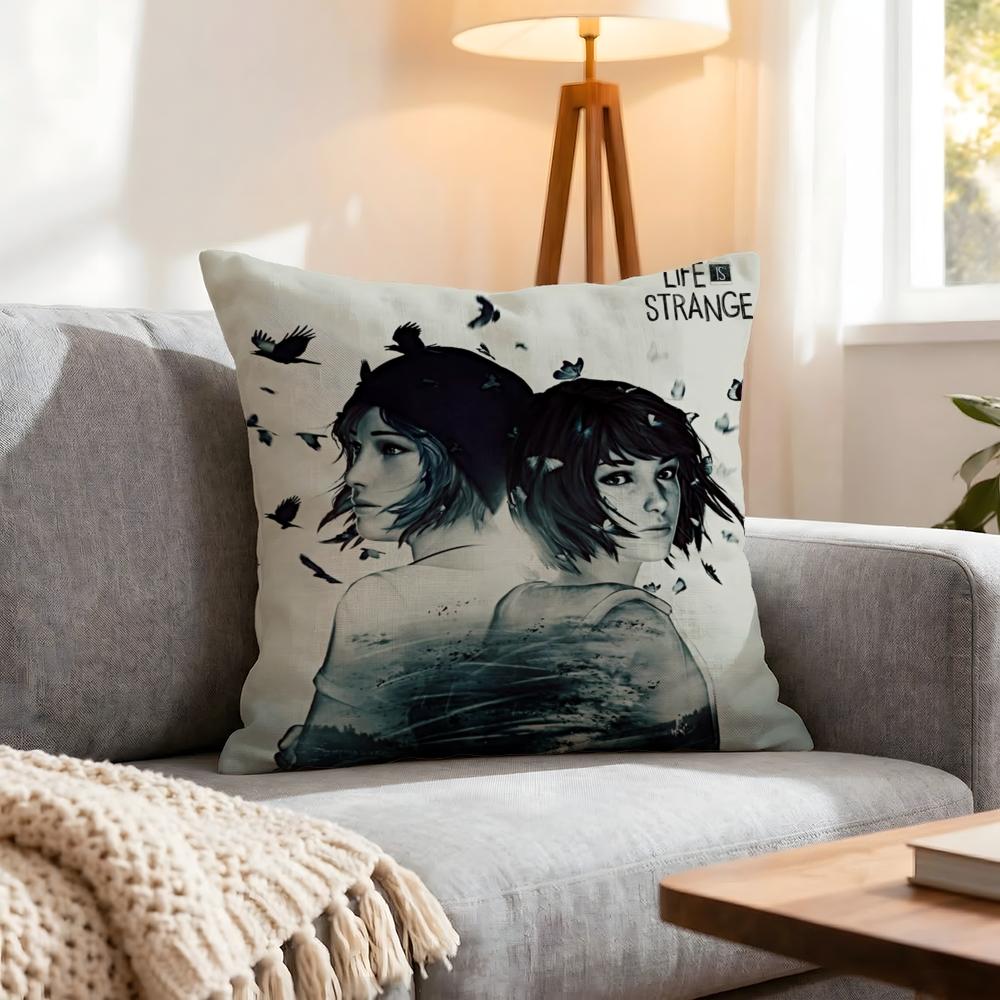 Game Life Is Strange Cushion Cover Pcs Decorative Covers Soft Cushion Case for Sofa Couch Decor x x Pillowcases