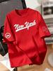 2026 New Fashion Printed Crewneck Tshirt Short Sleeve Casual Loose Fit Unisexs Tees
