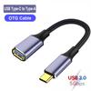 Laptop Extension Wire Male To Female Data Cord Professional Type-C To USB 3.0 A Cable